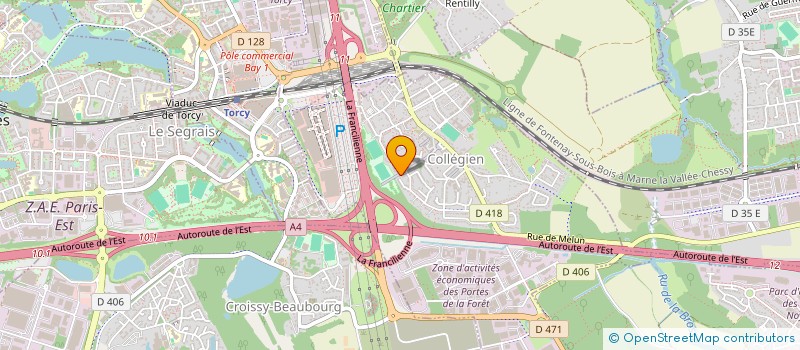localisation de l'entreprise FHTP à COLLEGIEN