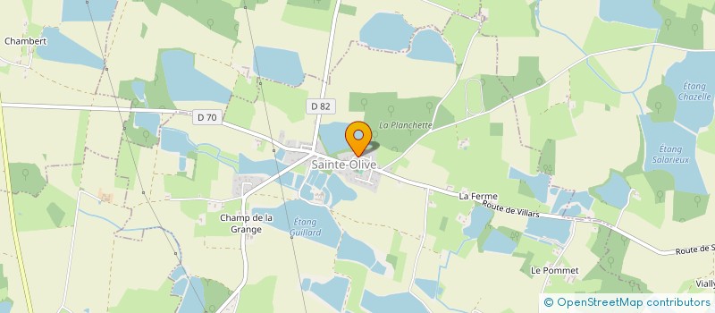 localisation de l'entreprise FHV  SAINTE-OLIVE