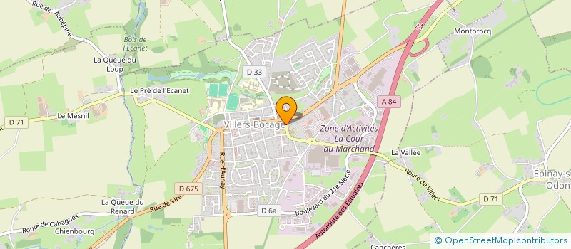 localisation de l'entreprise FHV IMMO  VILLERS-BOCAGE