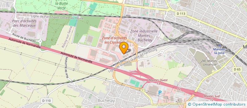 localisation de l'entreprise FHW  BUCHELAY