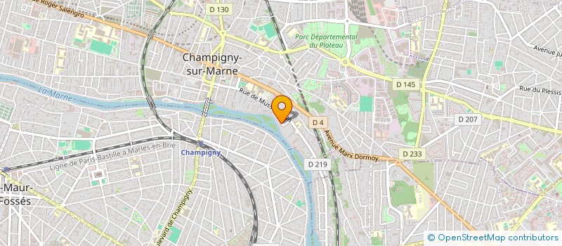 localisation de l'entreprise FI  CHAMPIGNY-SUR-MARNE