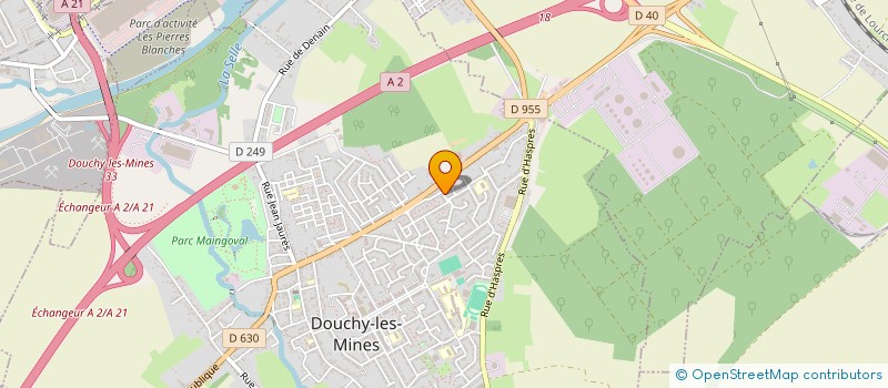 localisation de l'entreprise FI & CIE à DOUCHY-LES-MINES
