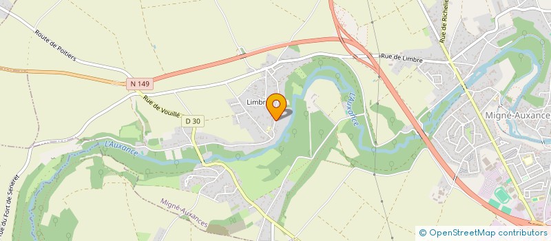 localisation de l'entreprise FI & CO CONSEIL  MIGNE-AUXANCES