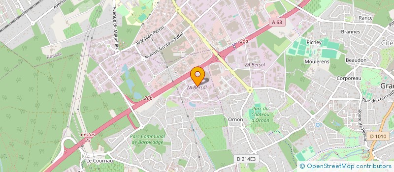 localisation de l'entreprise FI INTERLIEGE à CANEJAN