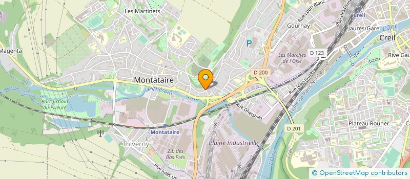 localisation de l'entreprise FI JET TRANSPORT à MONTATAIRE