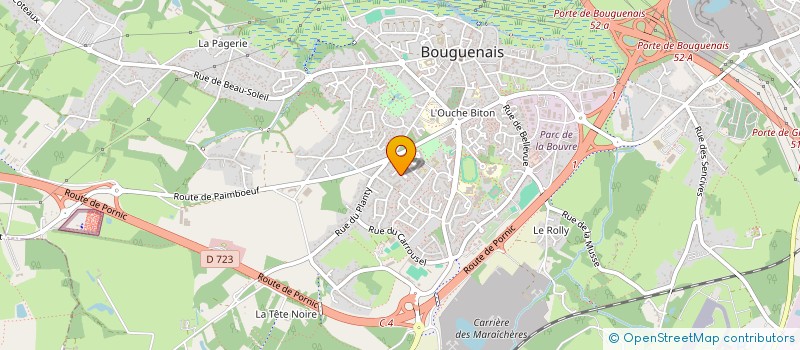 localisation de l'entreprise FI-NDT à BOUGUENAIS