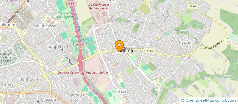 localisation de l'entreprise FI PROJETS à BALMA