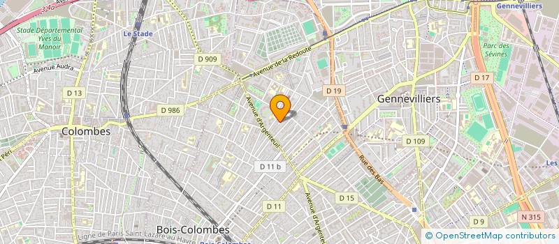 localisation de l'entreprise FI SERVICES à ASNIERES-SUR-SEINE