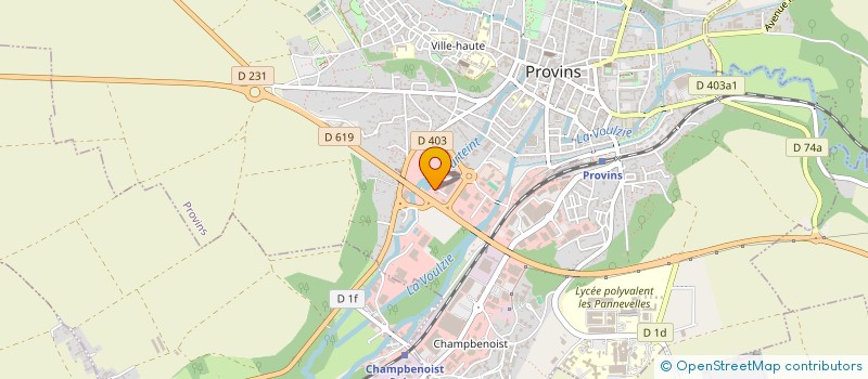 localisation de l'entreprise FI-TP à PROVINS