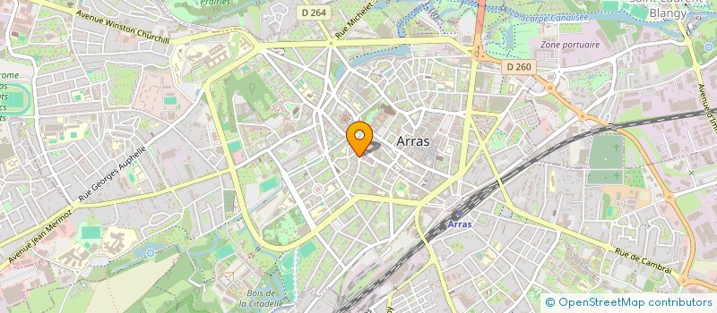 localisation de l'entreprise FI2A CONSULTING à ARRAS