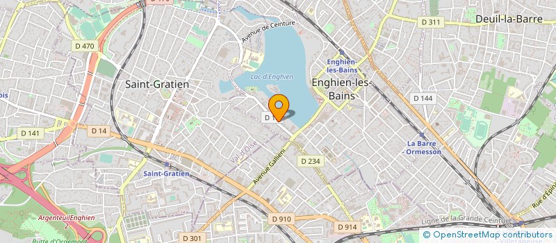 localisation de l'entreprise FI2C ITE  ENGHIEN-LES-BAINS