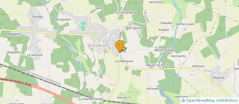 localisation de l'entreprise FI2G  BRANDERION