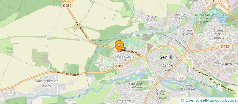 localisation de l'entreprise FI2M SARL  SENLIS