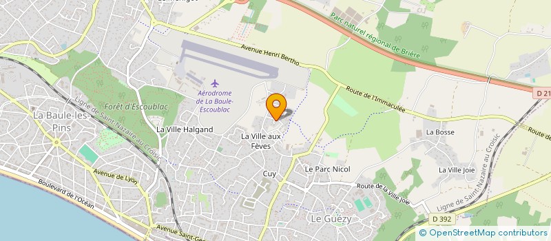 localisation de l'entreprise FI3C  LA BAULE-ESCOUBLAC