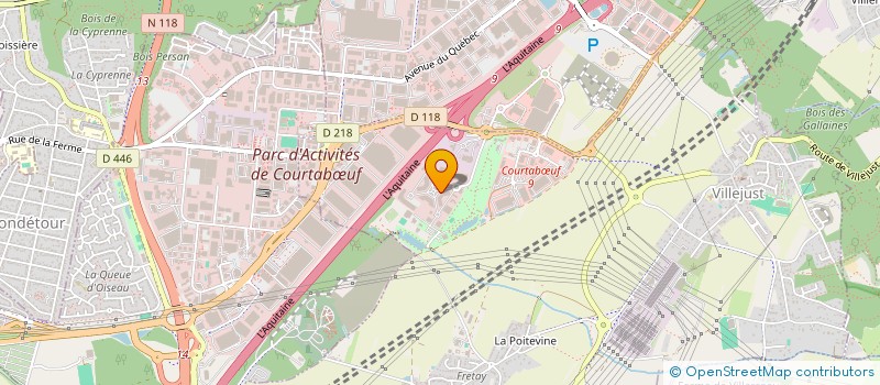 localisation de l'entreprise FIAB à VILLEJUST