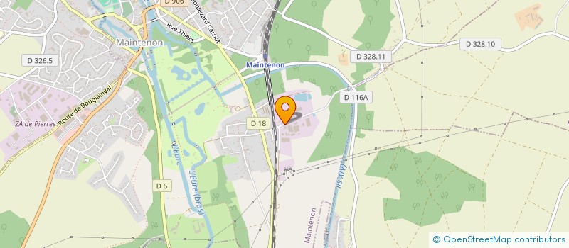 localisation de l'entreprise FIABILA à MAINTENON