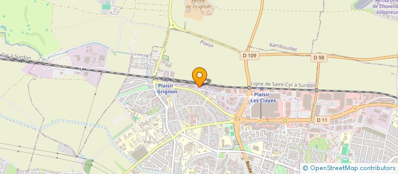 localisation de l'entreprise FIABILA SERVICES  PLAISIR