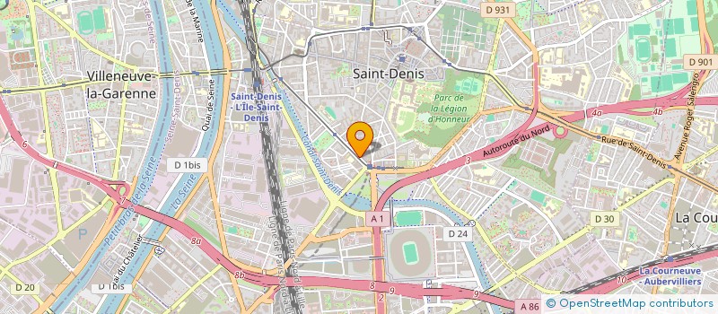 localisation de l'entreprise FIABILITEC à SAINT-DENIS