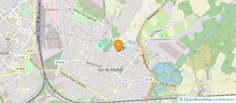 localisation de l'entreprise FIABLIMO  SIN-LE-NOBLE