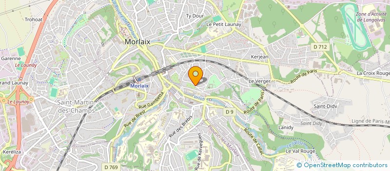 localisation de l'entreprise FIACRE  MORLAIX