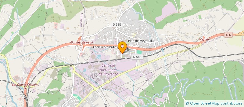 localisation de l'entreprise FIACRE SAS  MEYREUIL