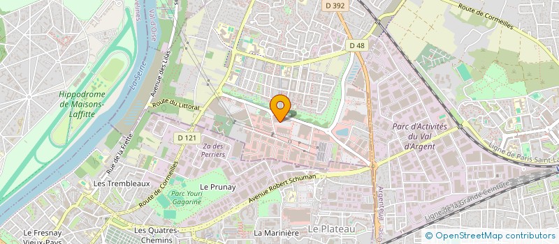 localisation de l'entreprise FIAD SERVICES & GESTION à CORMEILLES-EN-PARISIS