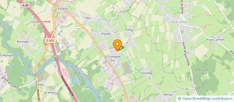 localisation de l'entreprise FIAE SAS  CONTAMINE-SUR-ARVE