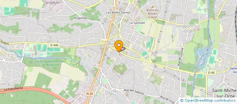 localisation de l'entreprise FIAF à MONTLHERY