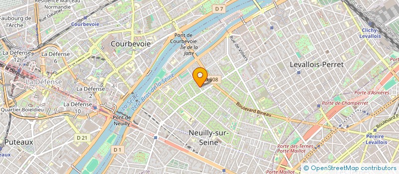 localisation de l'entreprise FIAGRIM  NEUILLY-SUR-SEINE
