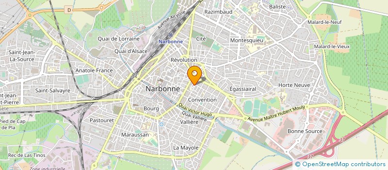 localisation de l'entreprise FIALIN VRD à NARBONNE