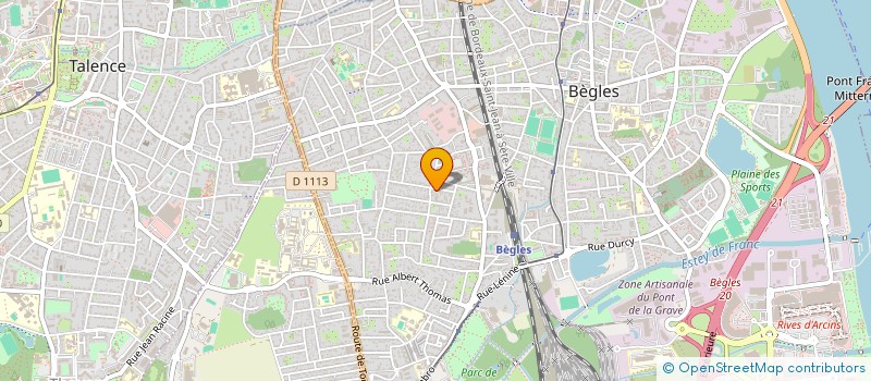 localisation de l'entreprise FIAM IMMOBILIER  BEGLES