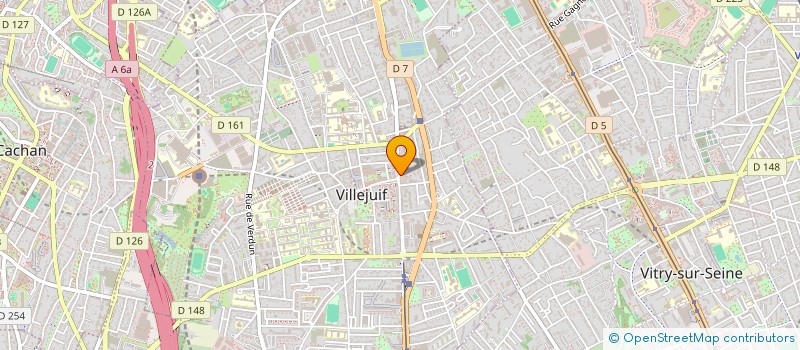 localisation de l'entreprise FIAMA à VILLEJUIF