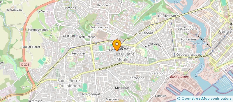 localisation de l'entreprise FIAMMA E FOCO à BREST