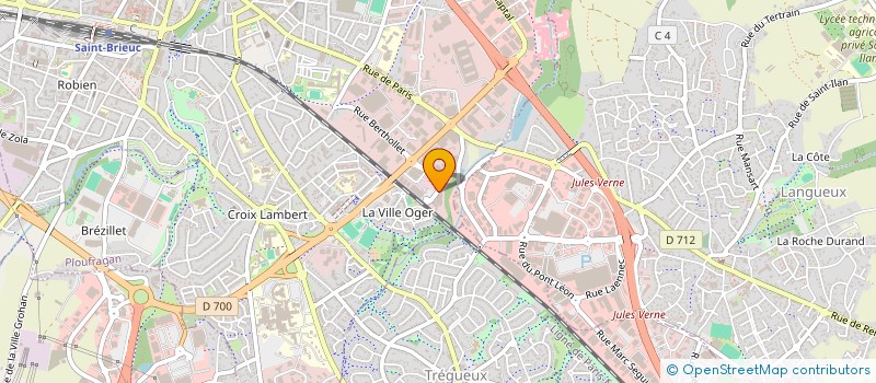 localisation de l'entreprise FIANCIERE HAMEON à SAINT-BRIEUC