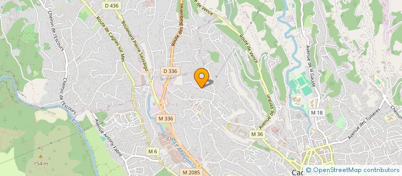 localisation de l'entreprise FIANNA à CAGNES-SUR-MER