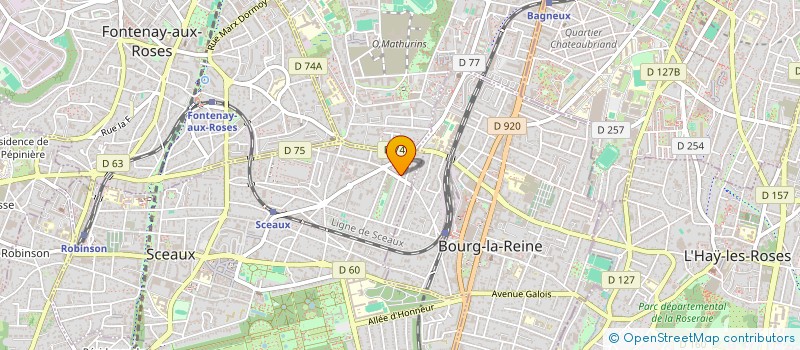 localisation de l'entreprise FIASAP CONSEIL à SCEAUX