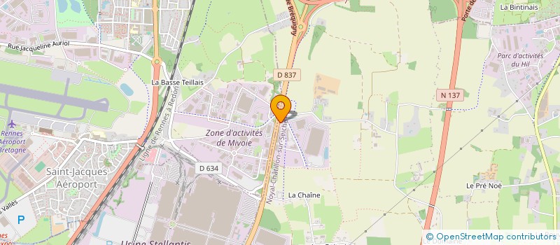 localisation de l'entreprise FIAT  NOYAL-CHATILLON-SUR-SEICHE