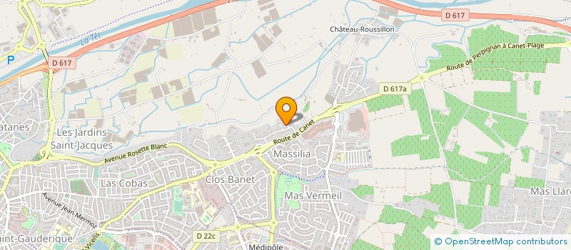 localisation de l'entreprise FIAT  PERPIGNAN