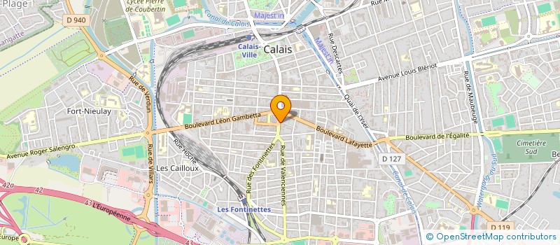 localisation de l'entreprise FIAT LUX TOURNESOL à CALAIS