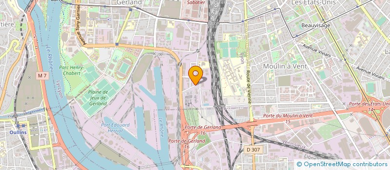 localisation de l'entreprise FIATEQ  OULLINS-PIERRE-BENITE