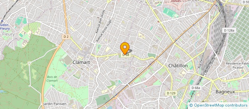 localisation de l'entreprise FIATOPE DIGITAL SOLUTIONS AND CONSULTING  CHATILLON