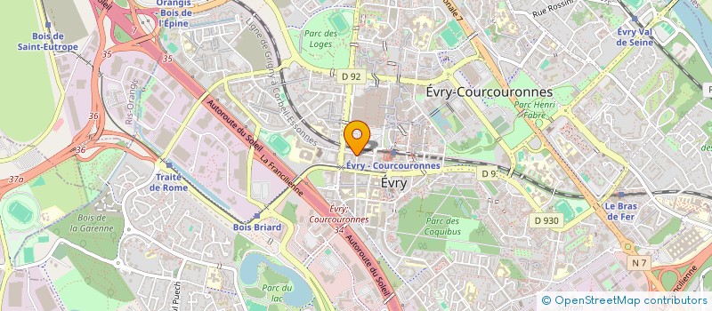 localisation de l'entreprise FIAVI MINA à EVRY-COURCOURONNES