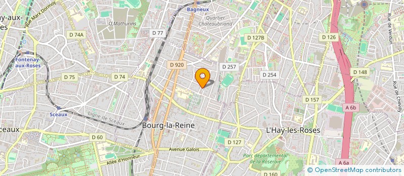 localisation de l'entreprise FIAZI à BOURG-LA-REINE