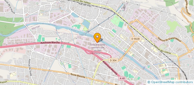 localisation de l'entreprise FIB à SCIONZIER