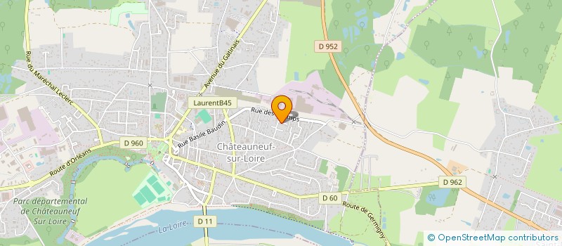 localisation de l'entreprise FIB à CHATEAUNEUF-SUR-LOIRE