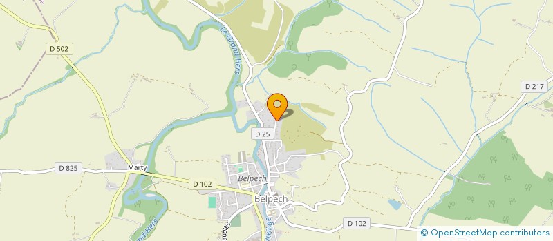 localisation de l'entreprise FIBACT  BELPECH