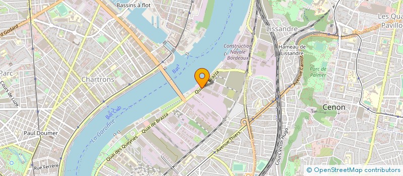 localisation de l'entreprise FIBAGE à BORDEAUX