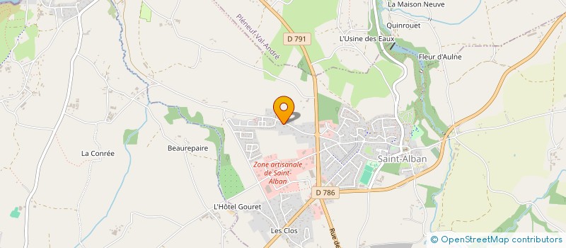 localisation de l'entreprise FIBALNA CONSEIL à SAINT-ALBAN
