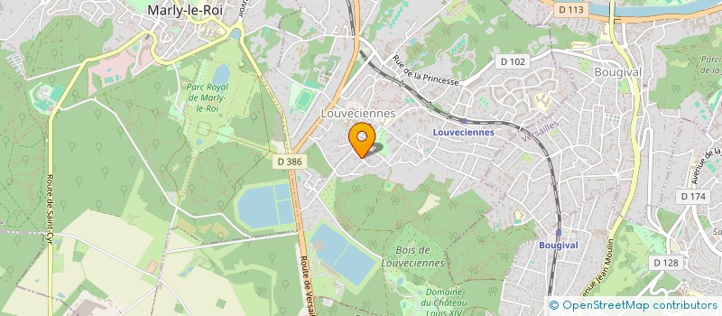 localisation de l'entreprise FIBAPT  LOUVECIENNES