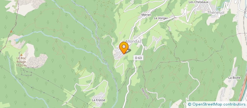 localisation de l'entreprise FIBAR  ALLONDAZ